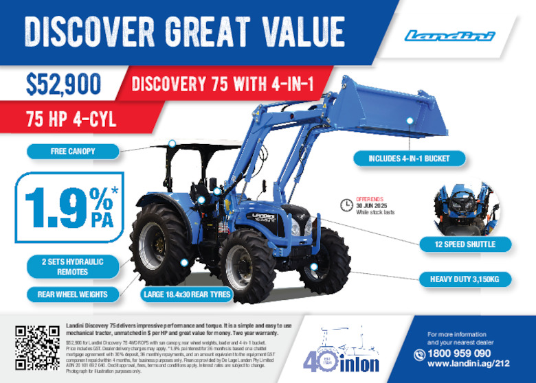 LANDINI Discovery 75 Land oe 30.6